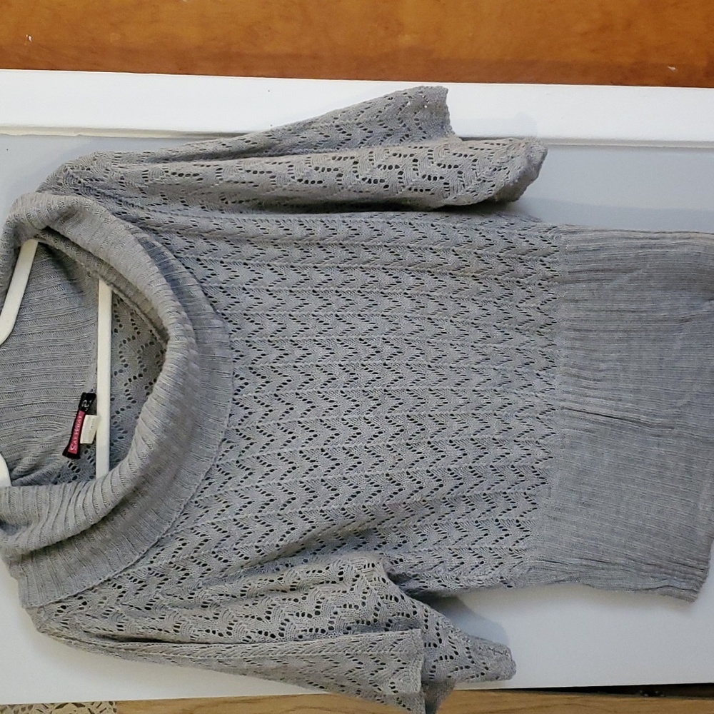 Say What? XL Short Sleeve Sweater